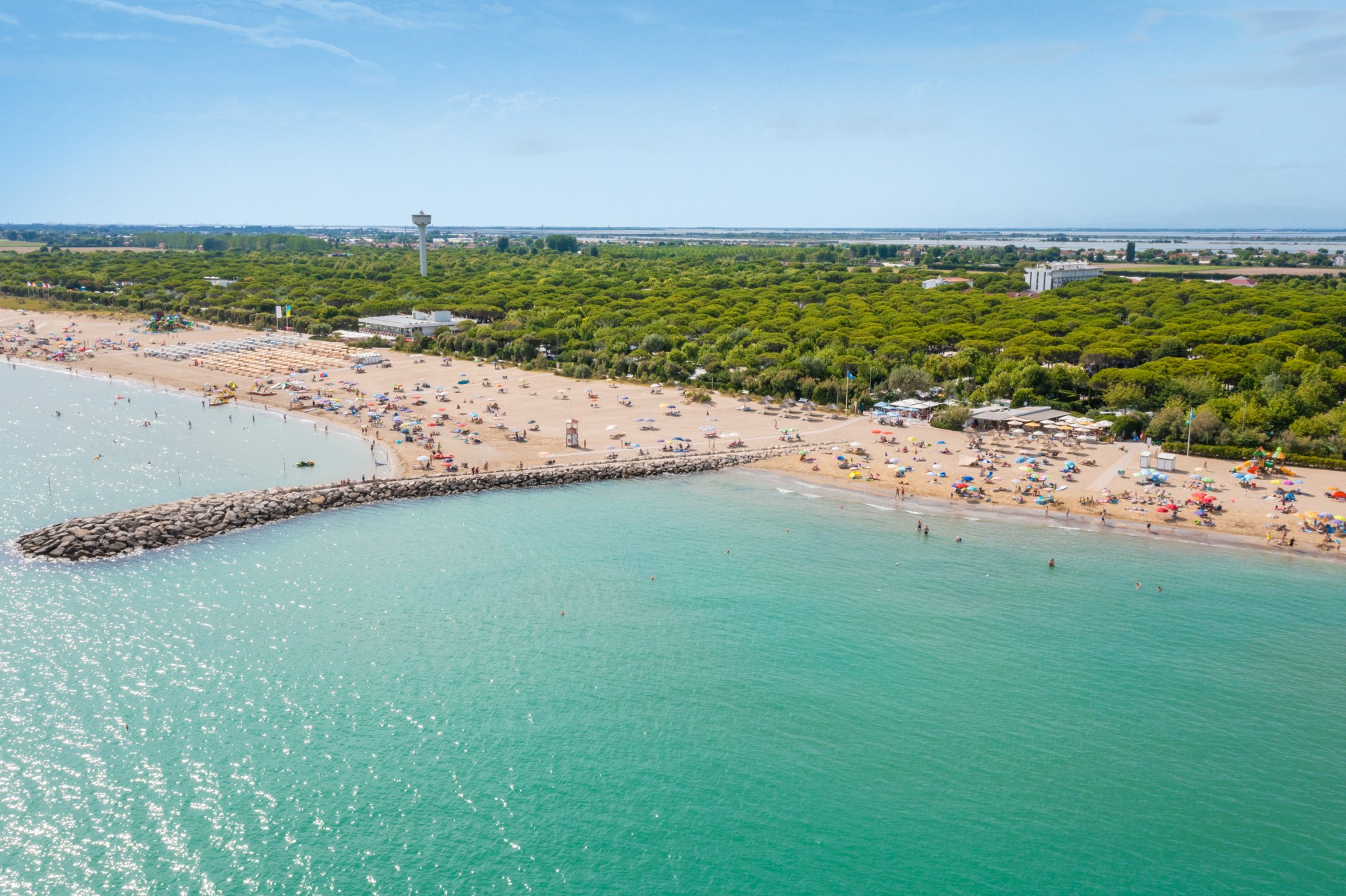 Campings located directly to the sea