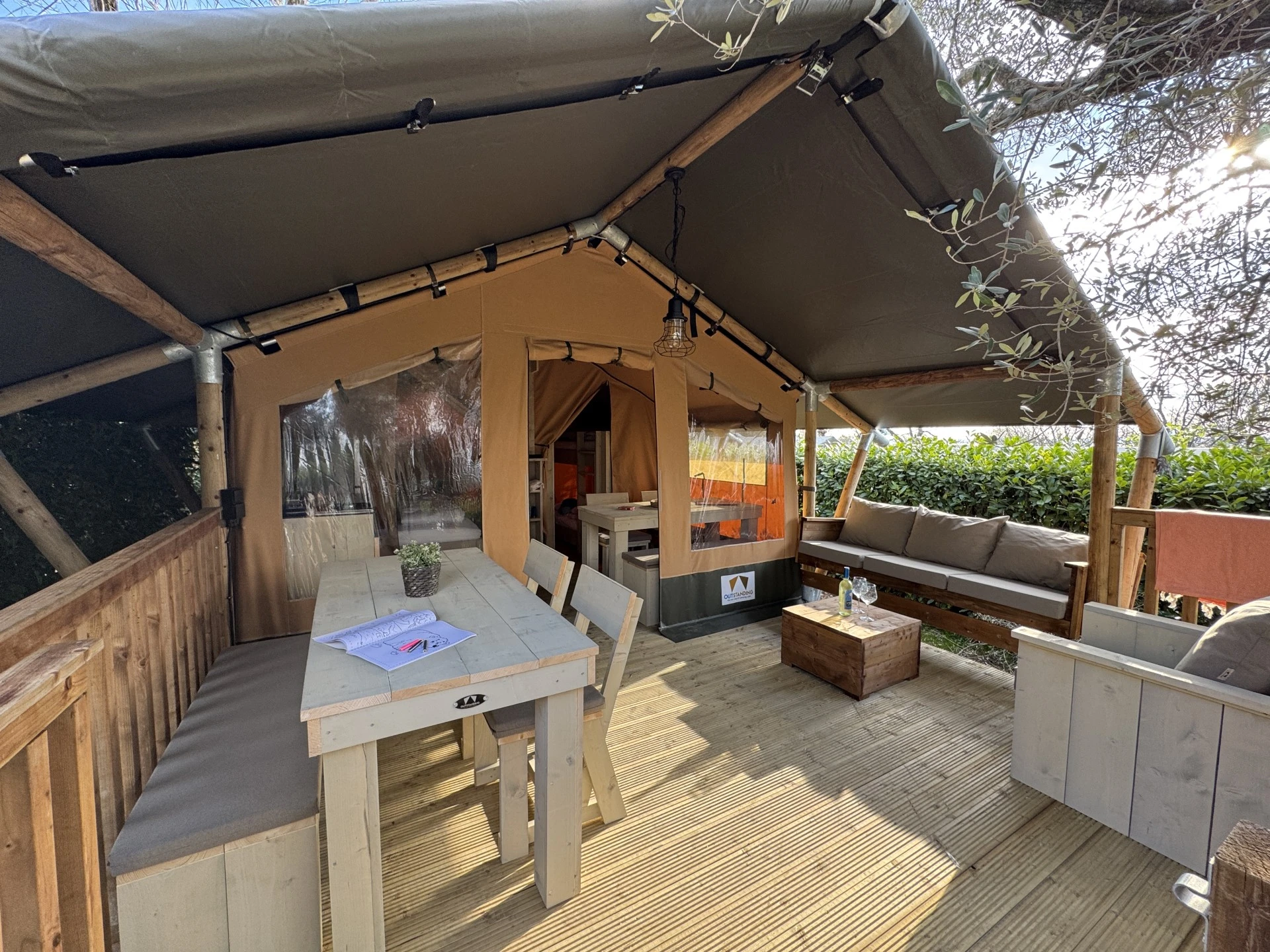 zelt 6x3 Grindi - Garten Pavillon Terrassendach mit aufklappbarem Dach - Kea III 6x3m - Pavillon wasserdicht stabil Winterfest Color:Taiga Green Z-Wave 18' x 40' Heavy-Duty
