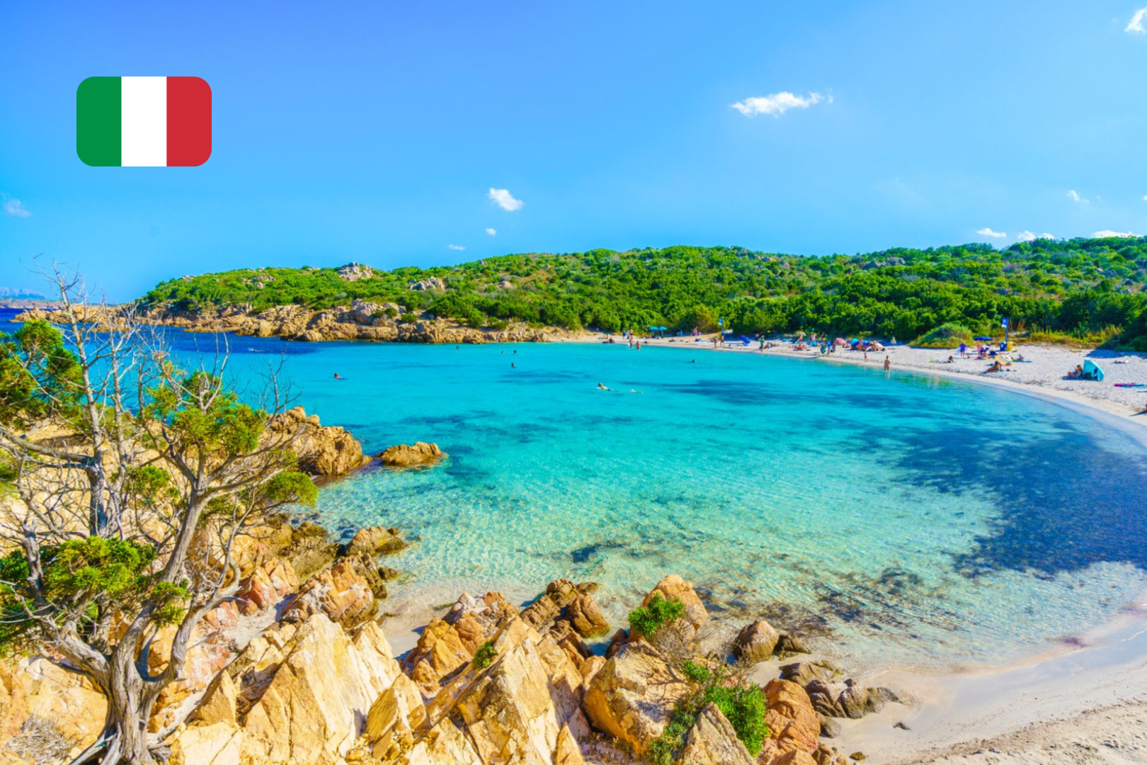 Campsites by the sea in Italy