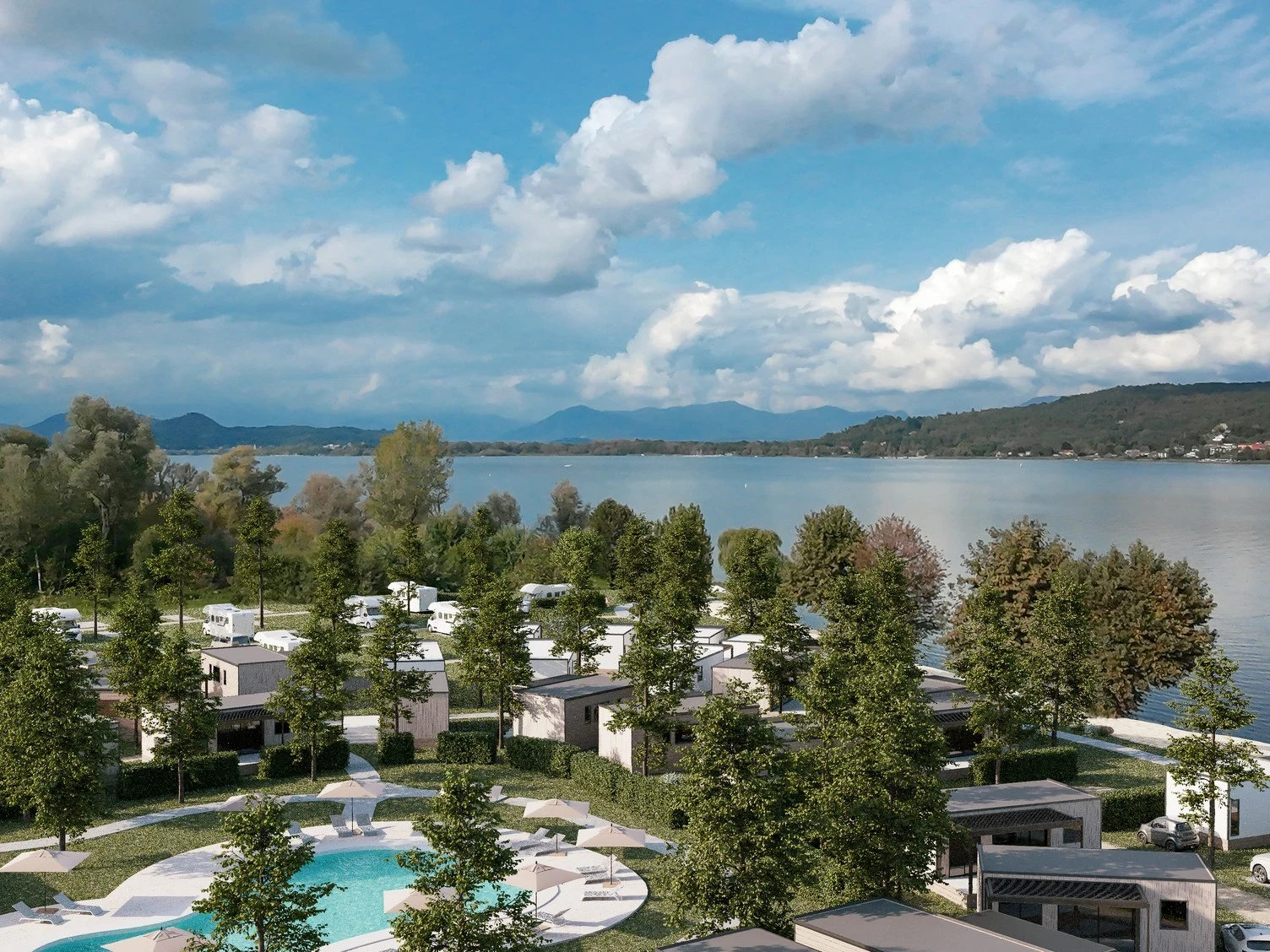 Camping Eden Village Lago Maggiore | Luxus-Mobilheime von Estivotravel